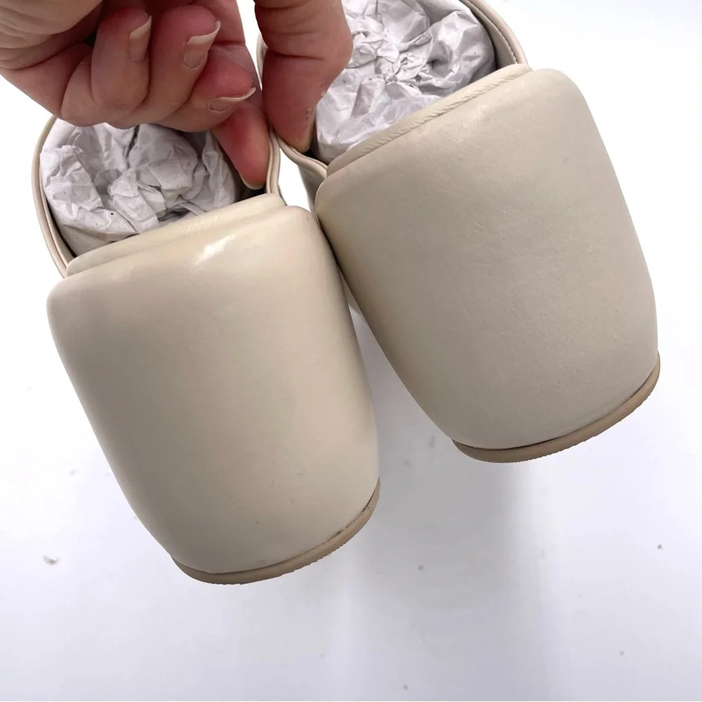 NEW Everlane Cream Parchment The Puffa Platform Clog in Size 6‎ - Picture 13 of 16